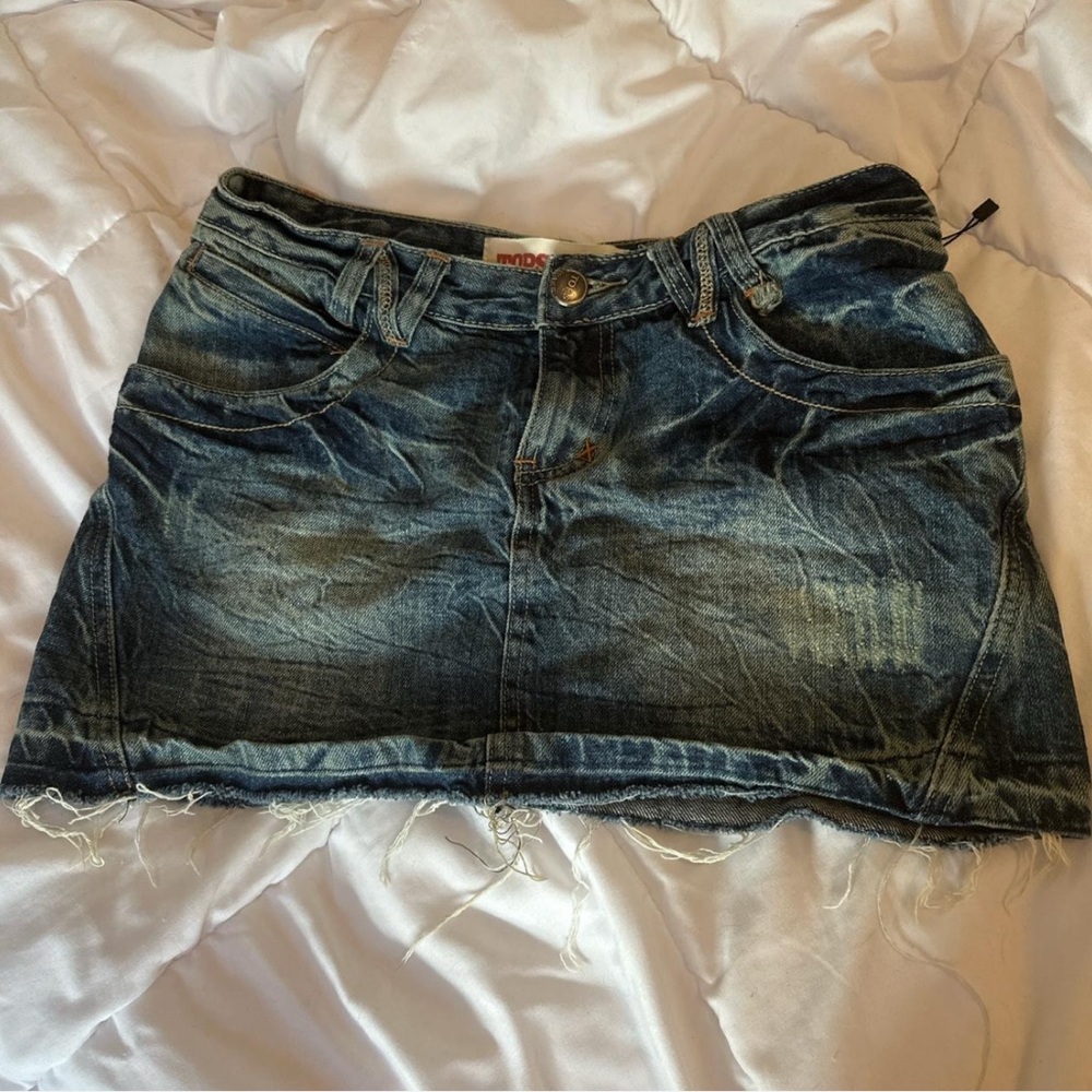Denim Mini Skirt